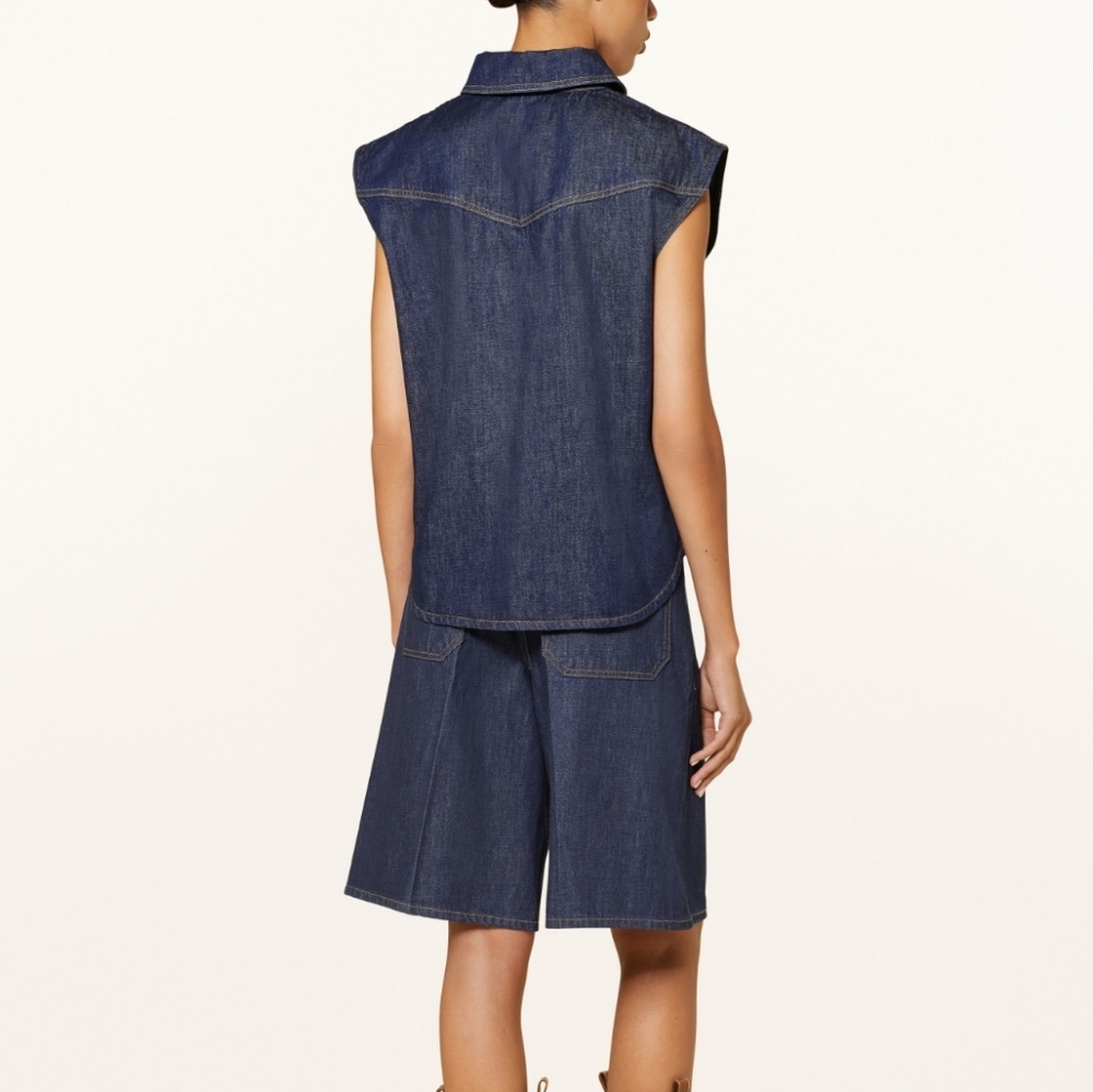 Agolde Evan Denim Shirt / Vest - Picture 2 of 15